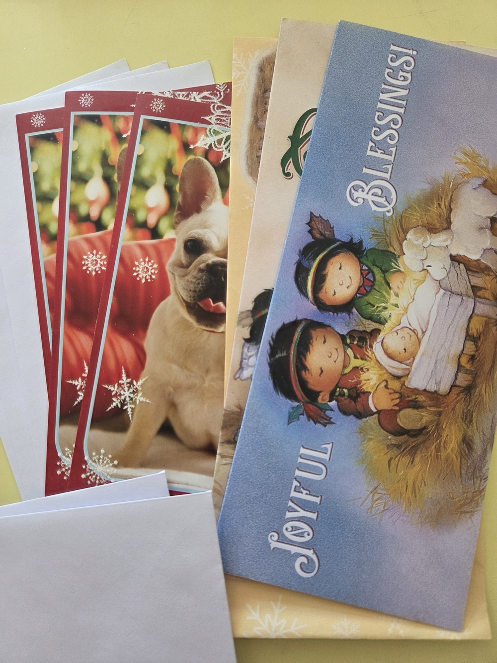 9 Assorted Holiday Greeting Cardsand Envelopes
